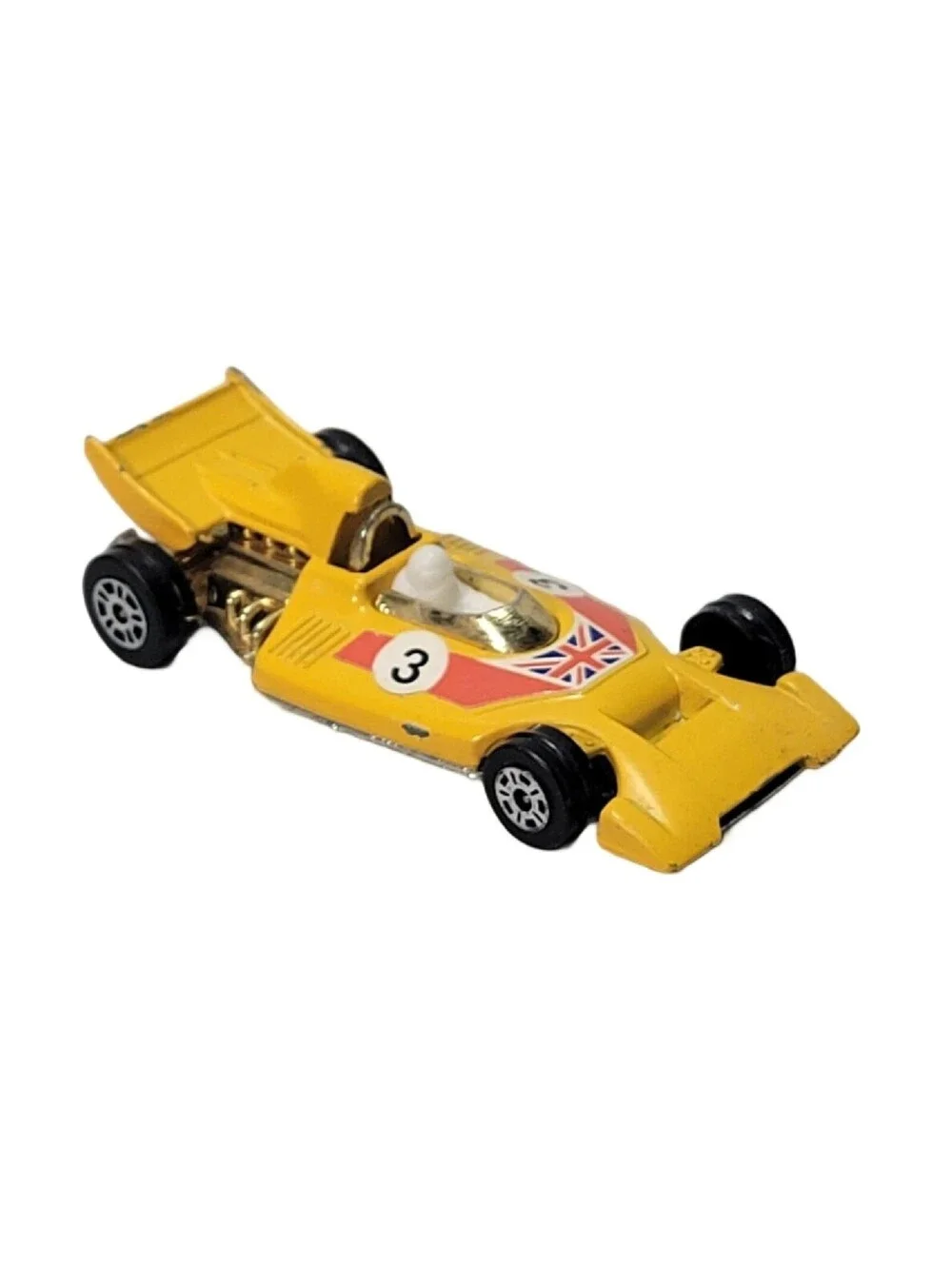 Vintage Corgi Juniors Formula 1 Racer #3 Yellow 1973 Made in Great Britain